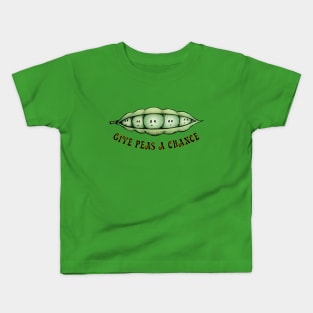 Give peas a chance Kids T-Shirt